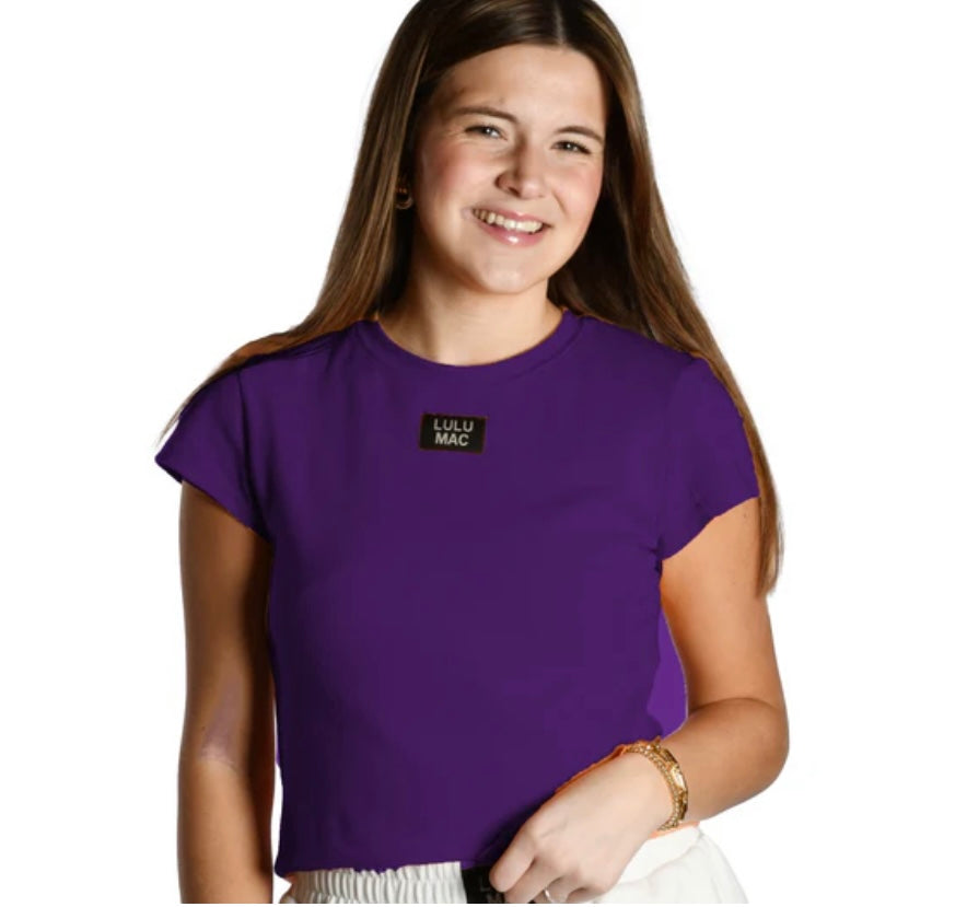LULU MAC BABY DOLL TOP-Purple