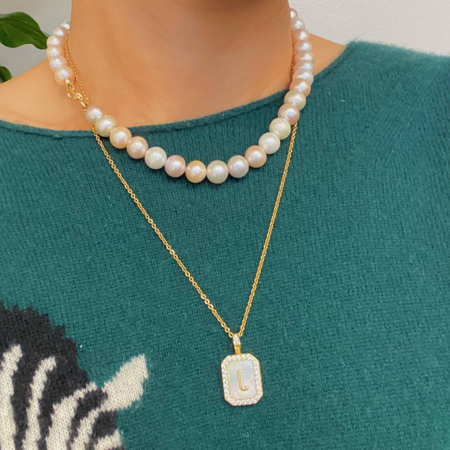 Initial Locket Necklace