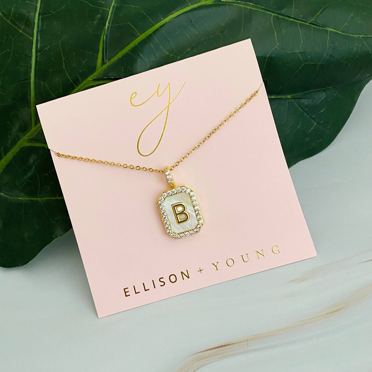 Initial Locket Necklace