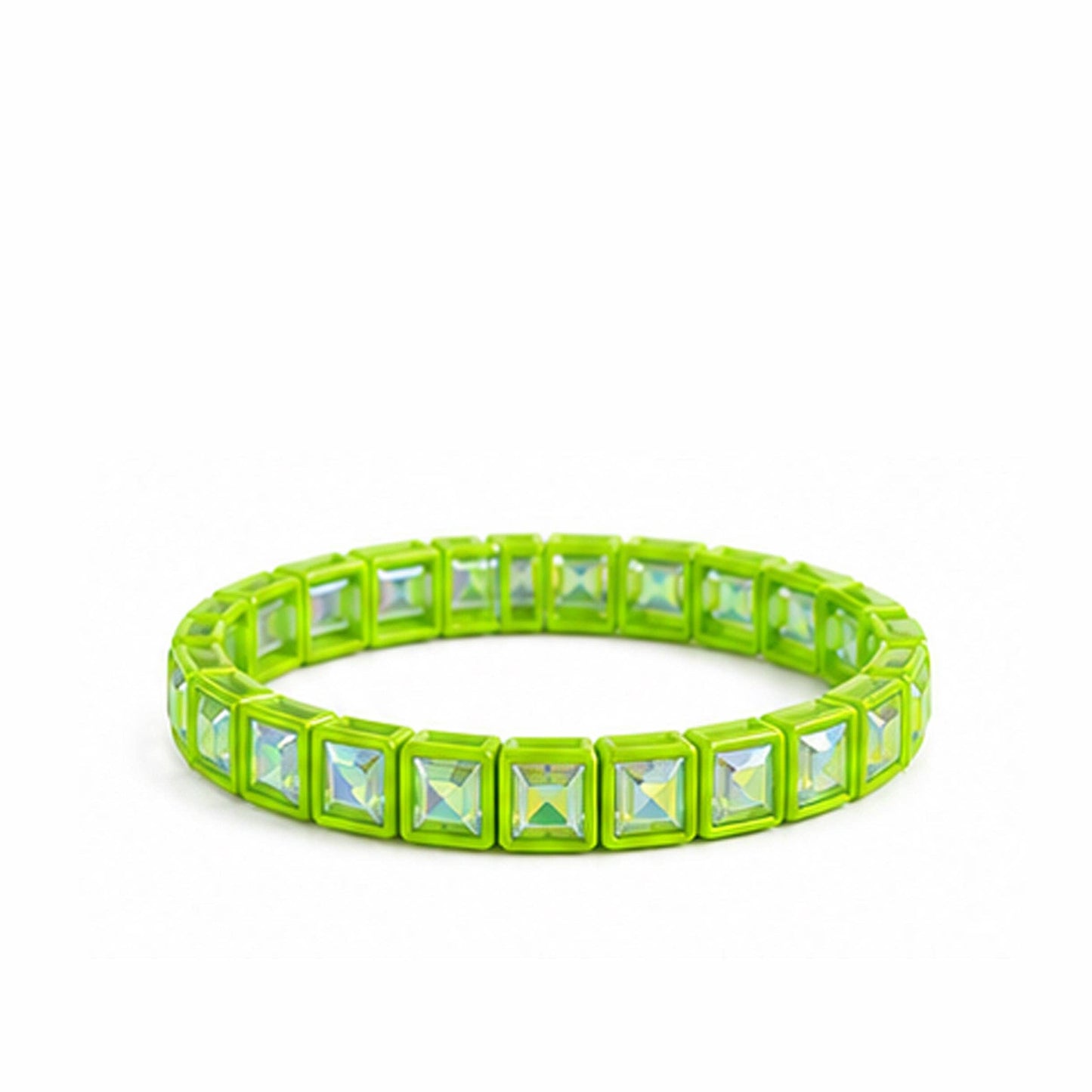 Lime Rhinestone Bracelet