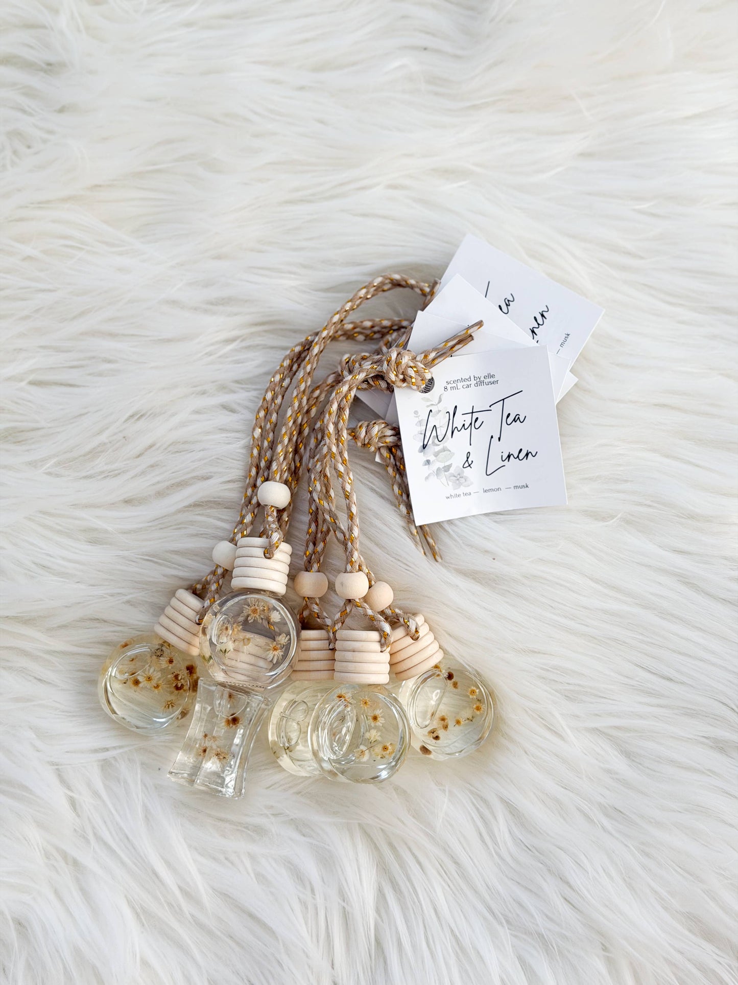 White Tea & Linen Car Diffuser