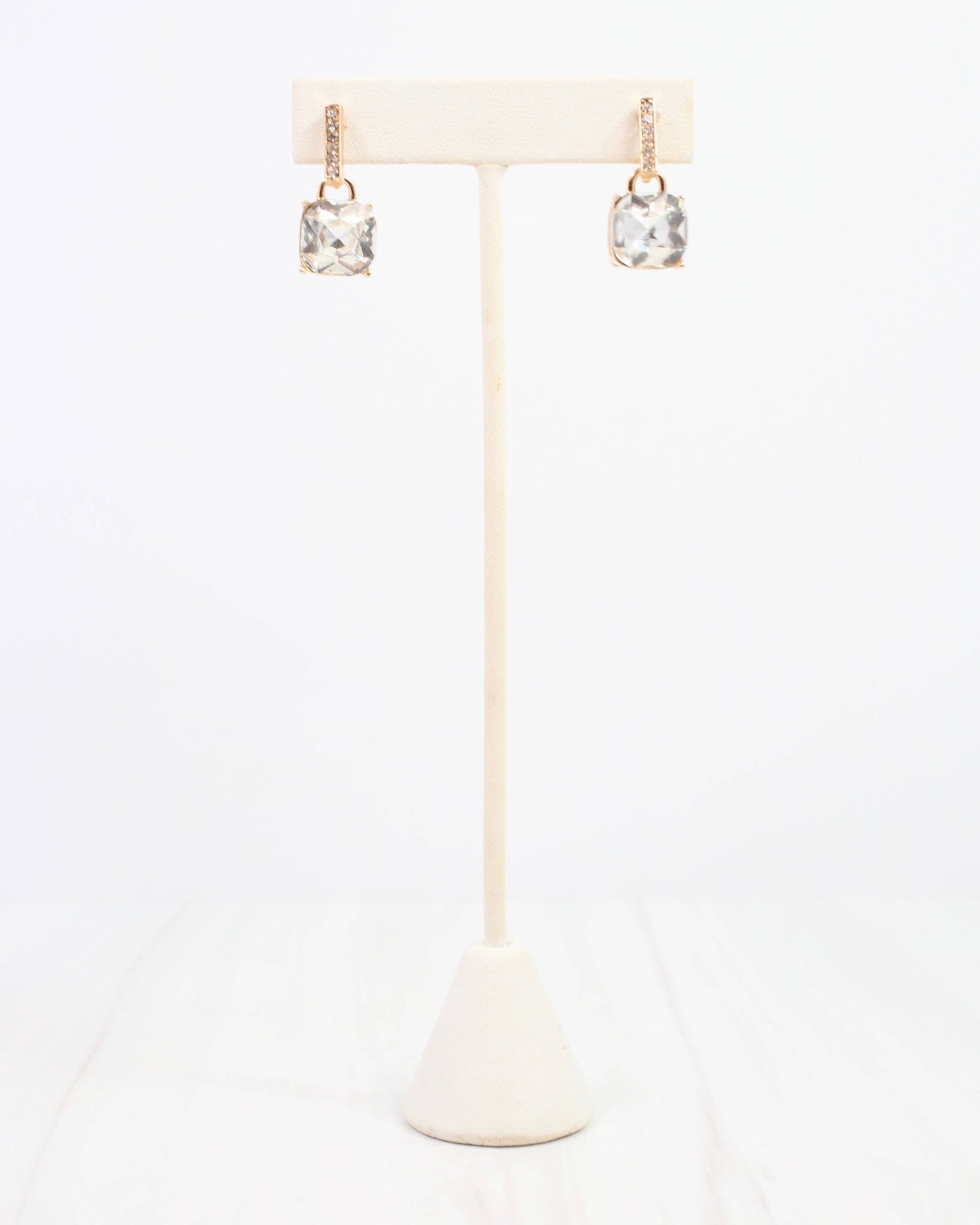 Jonell CZ Stone Earring CLEAR