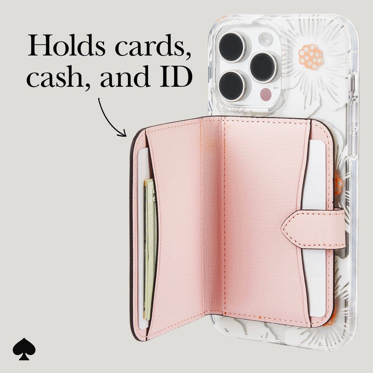 Kate spade new york Morgan Wallet MagSafe Chalk Pink