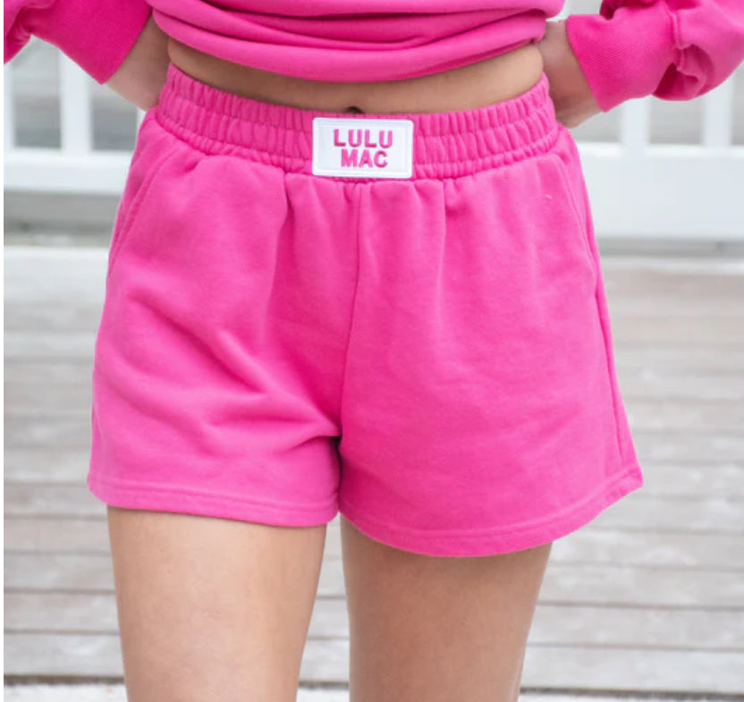Terry Cloth Shorts - Hot Pink