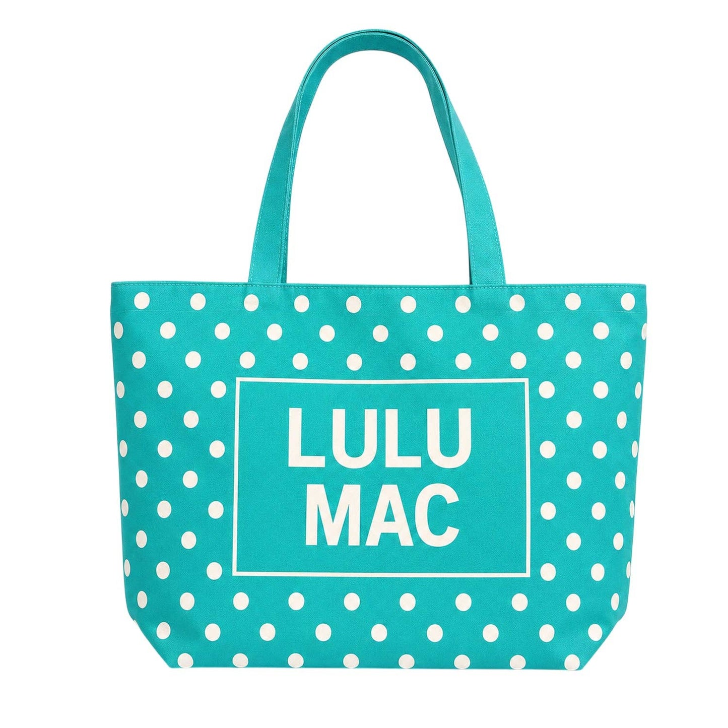 Lulu Mac Canvas Tote - Mint Dot