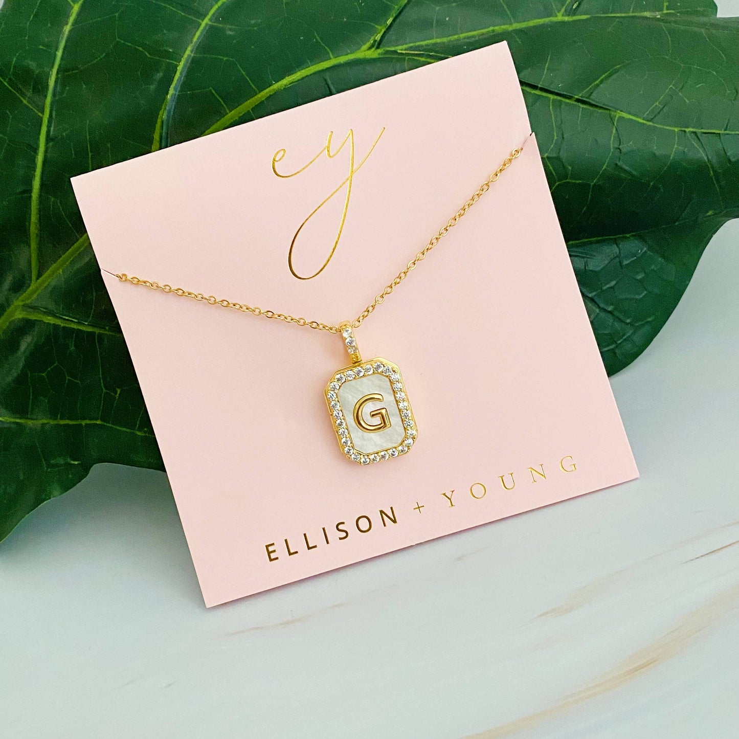 Initial Locket Necklace