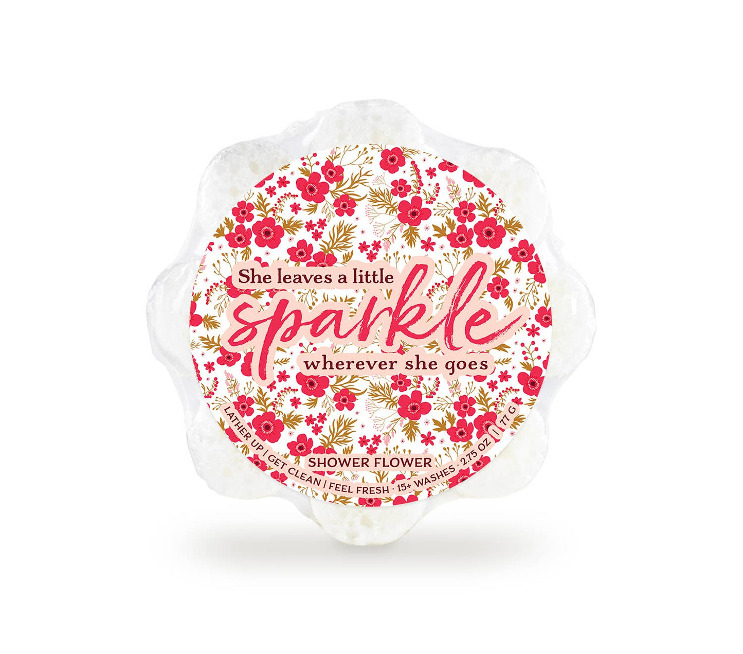 She Leaves a Little Sparkle Shower Flower