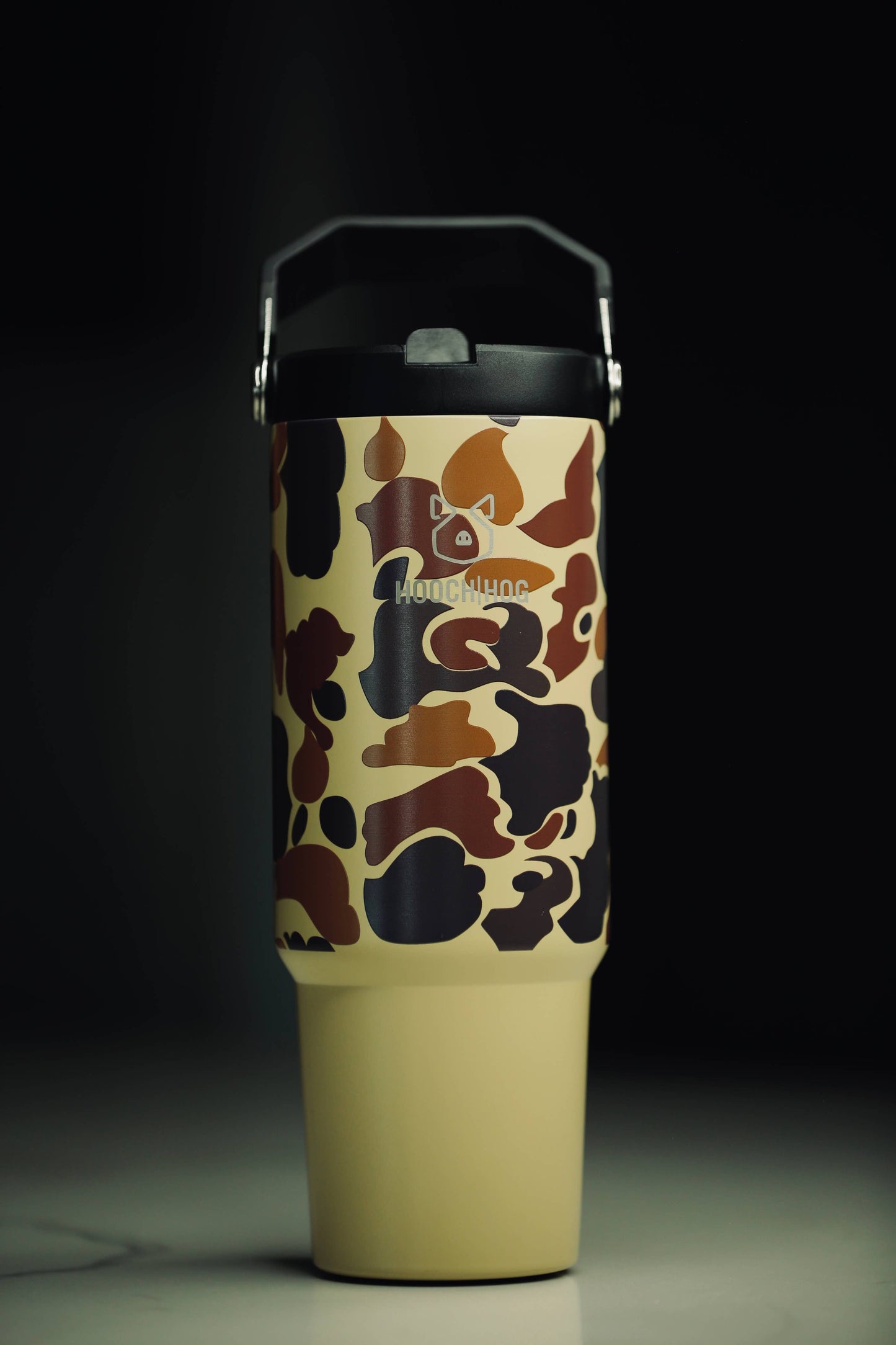 Hooch|Hog 30 oz Old School Camouflage Water Bottle