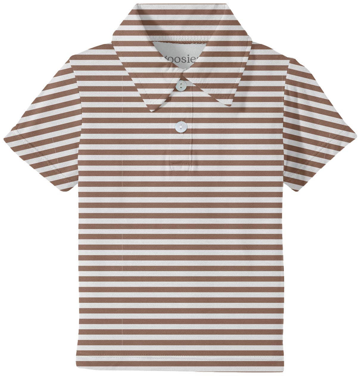 SS Polo Shirt-Chocolate Stripes