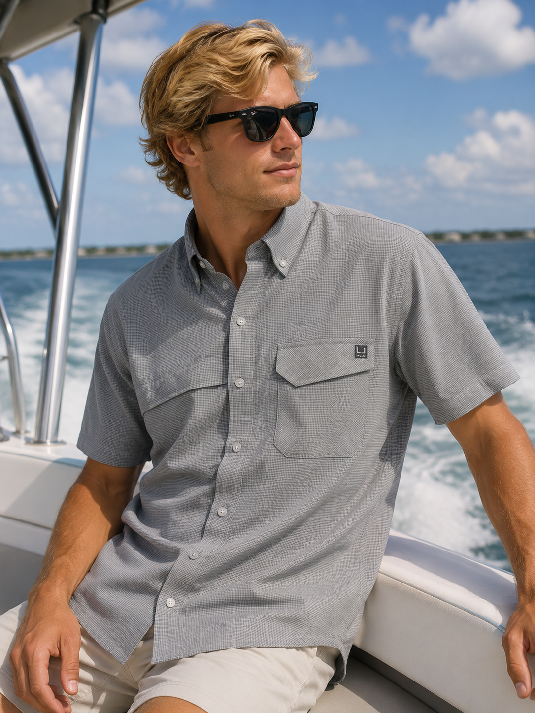 Tidepoint Heather Ripstop Shirt - Sharkskin