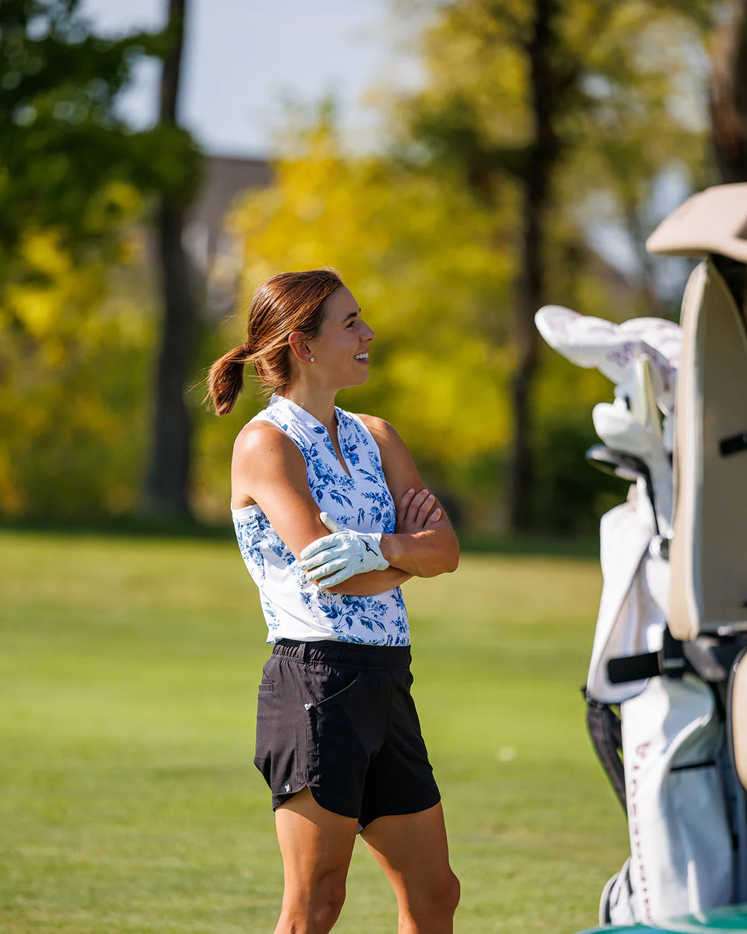 In Bloom Racerback Polo