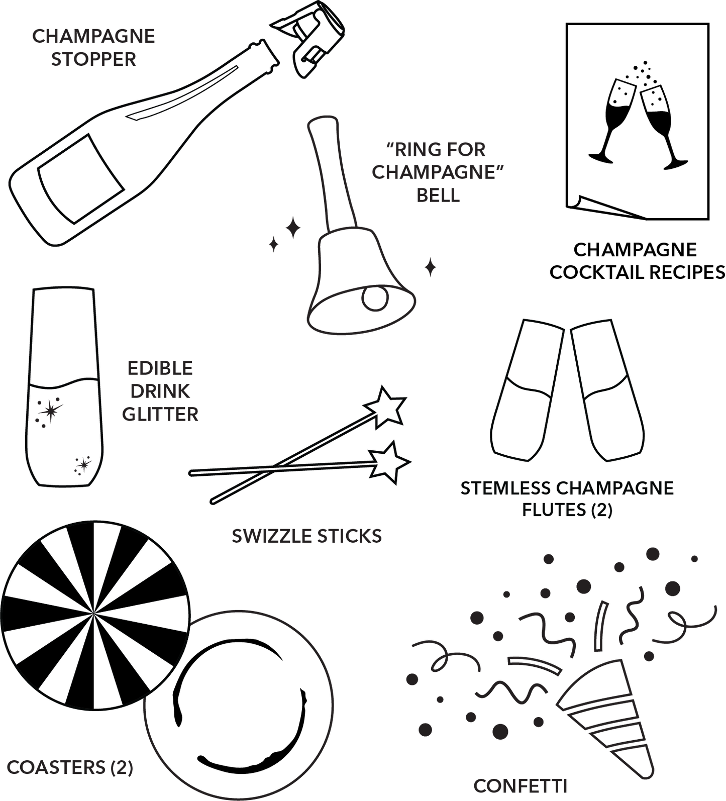 Champagne Kit | Hot Pink