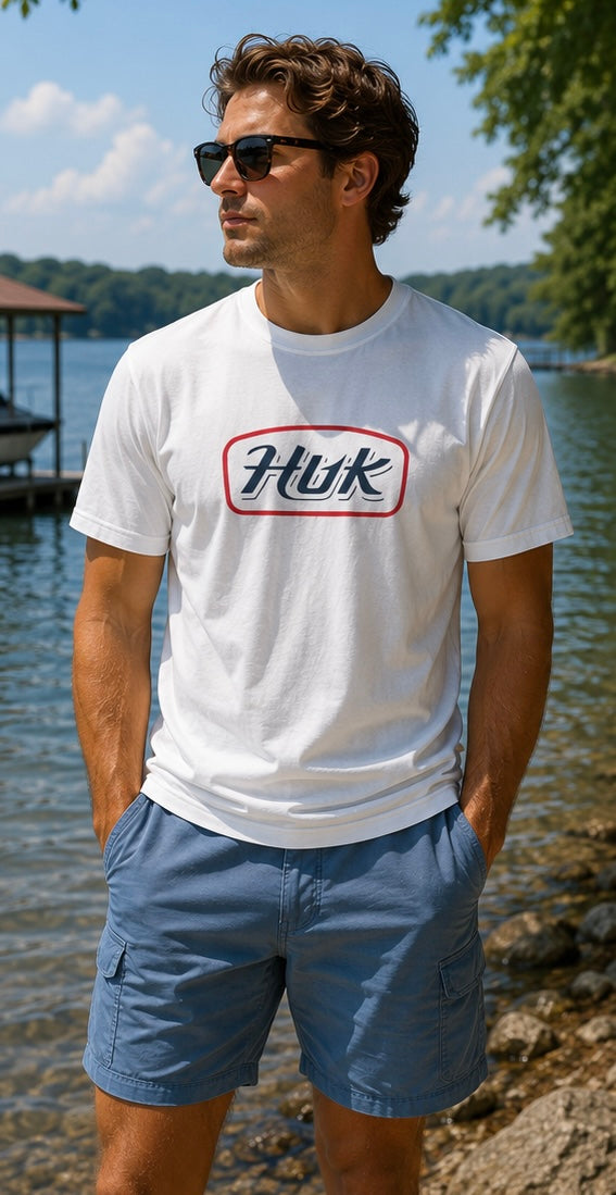 Huk Script Tee - America