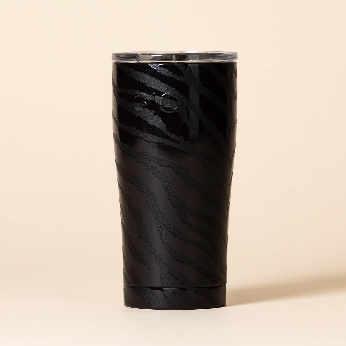 SIC Cups | 20 oz. Zebra Eclipse Stainless Steel Tumbler, lid