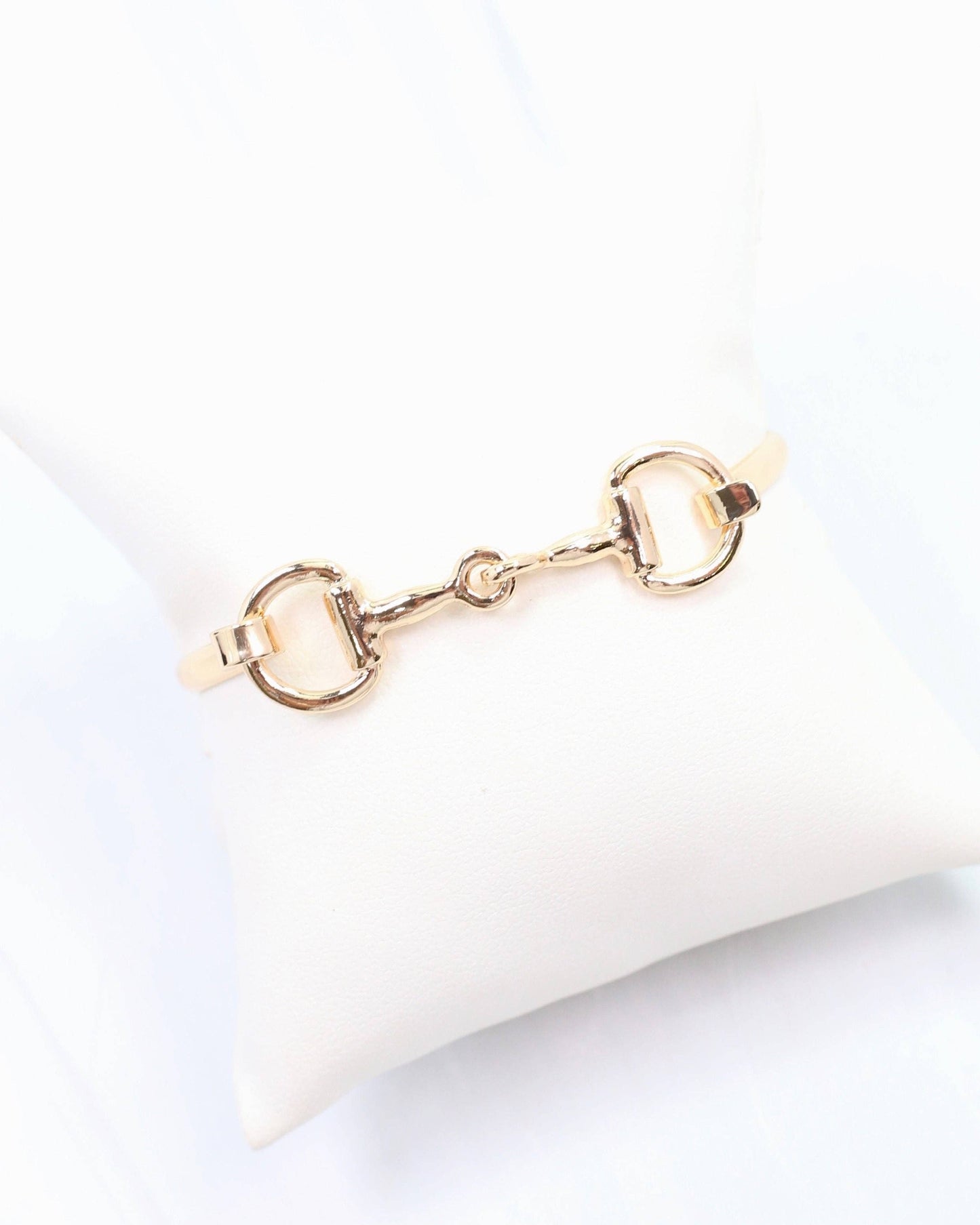 Haney Horsebit Bangle Gold