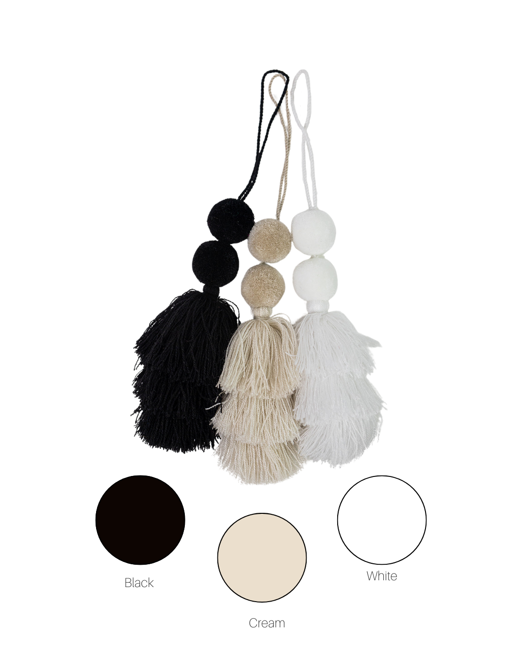 Handwoven Tassel Neutrals