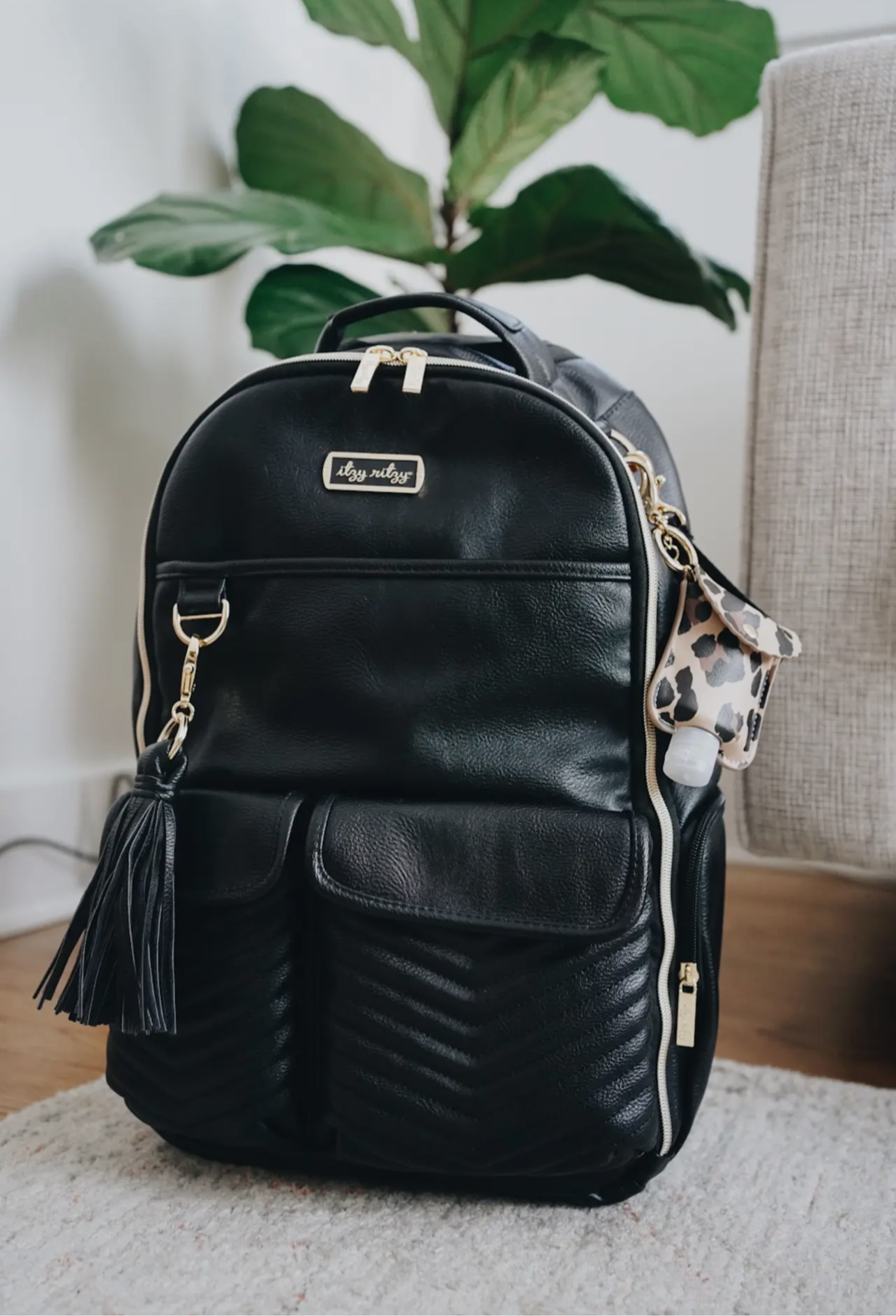 Itzy Ritzy- Leopard Hand Sanitizer Charm