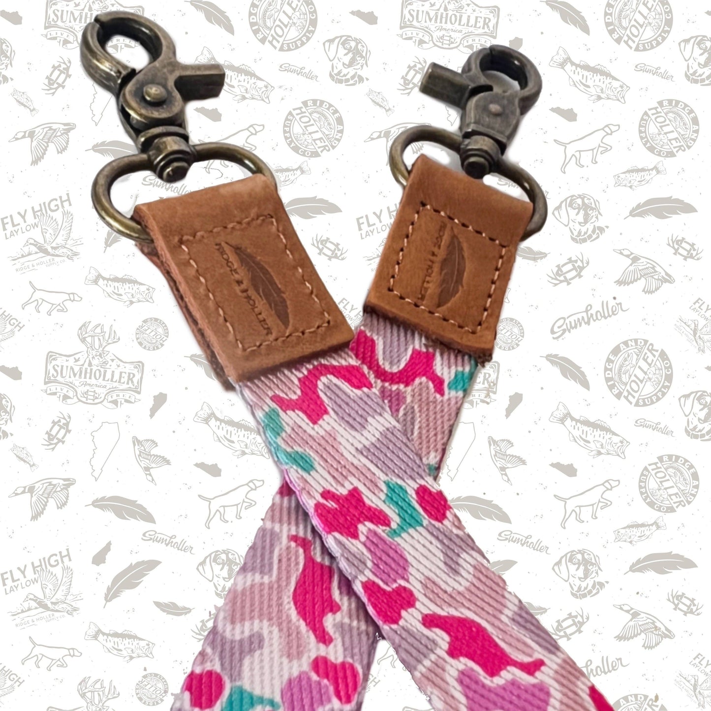 Fly High Lay Low COTTON CANDY Camo Wrist Lanyard