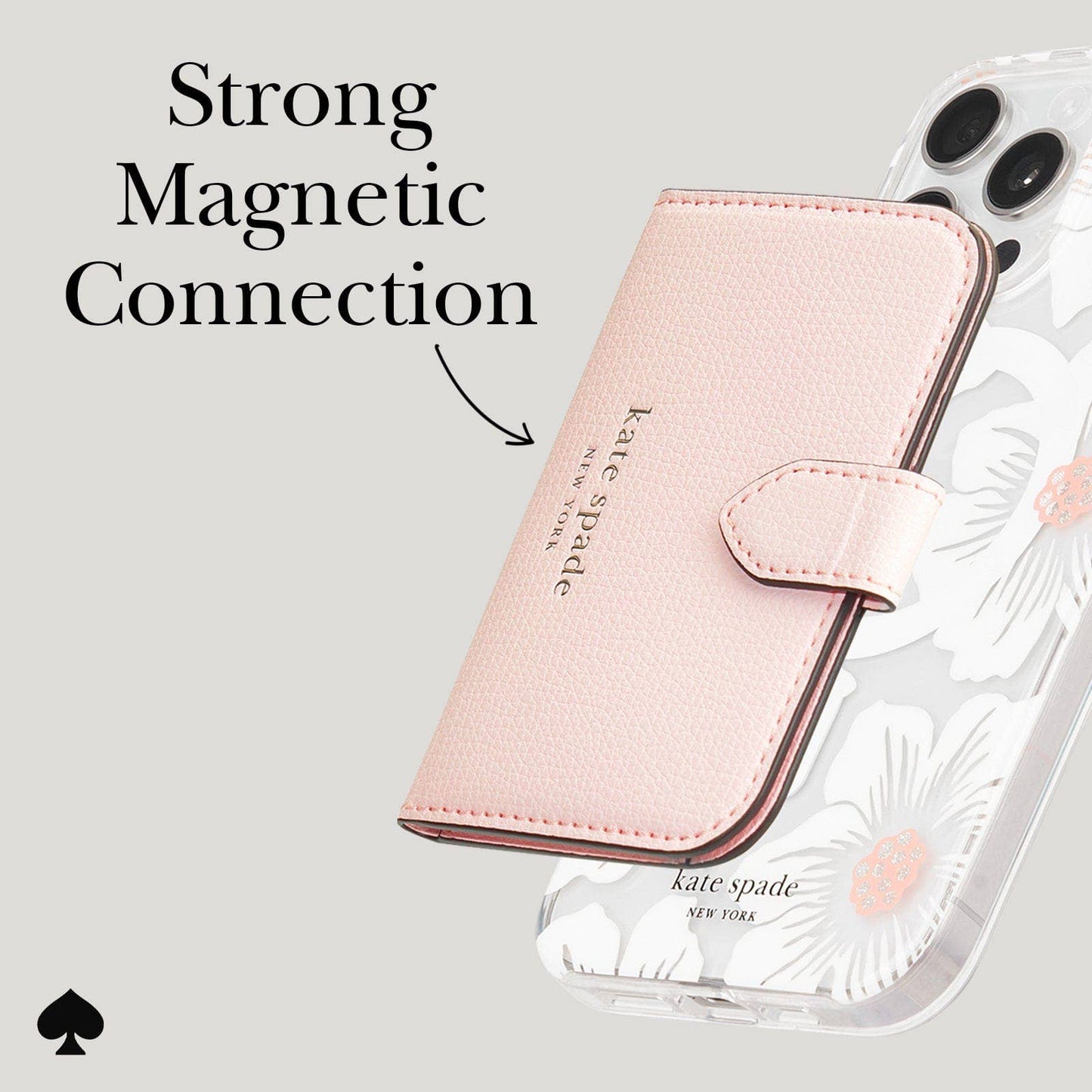 Kate spade new york Morgan Wallet MagSafe Chalk Pink