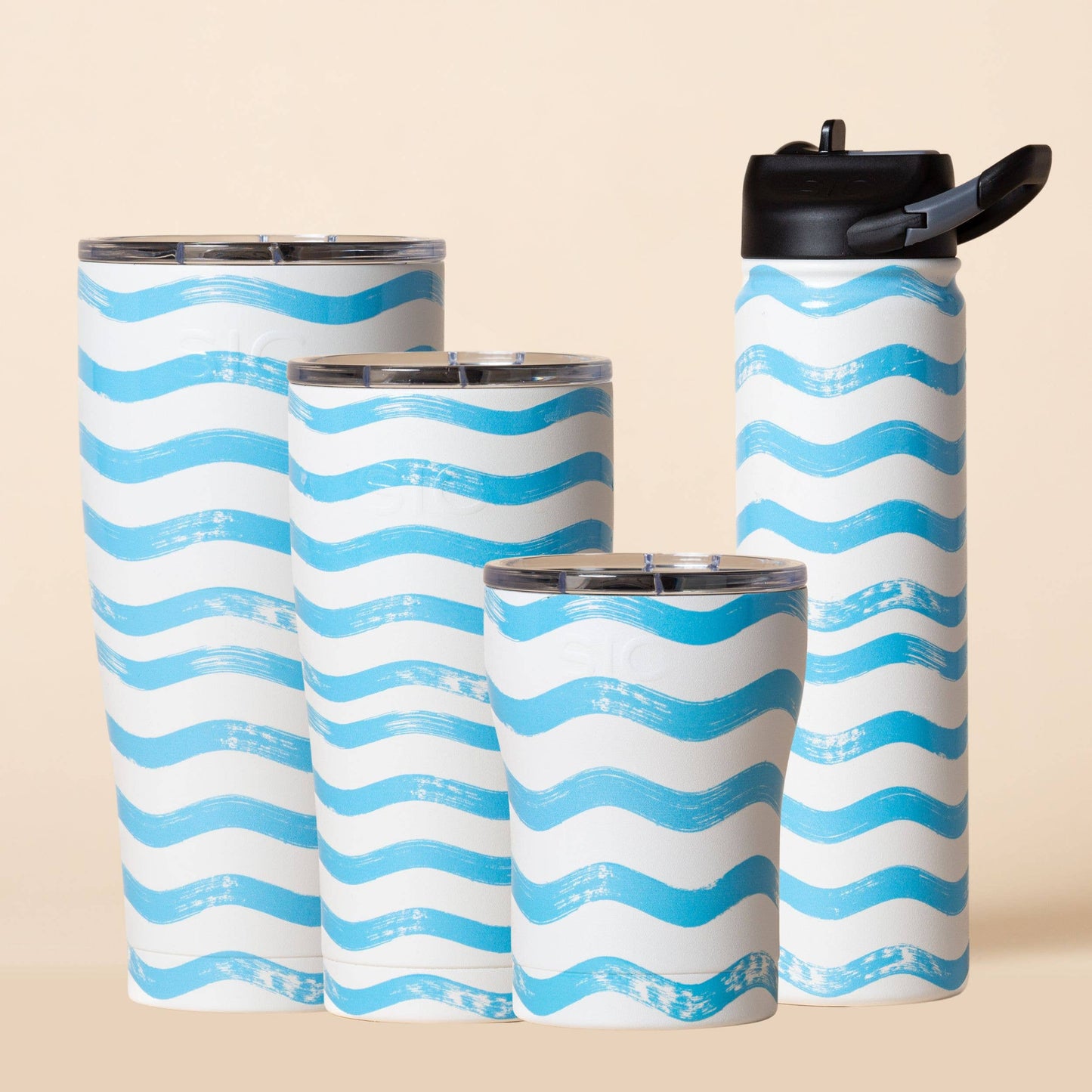SIC | "Coastal Cruise" Stainless Tumblers and Water Bottles
