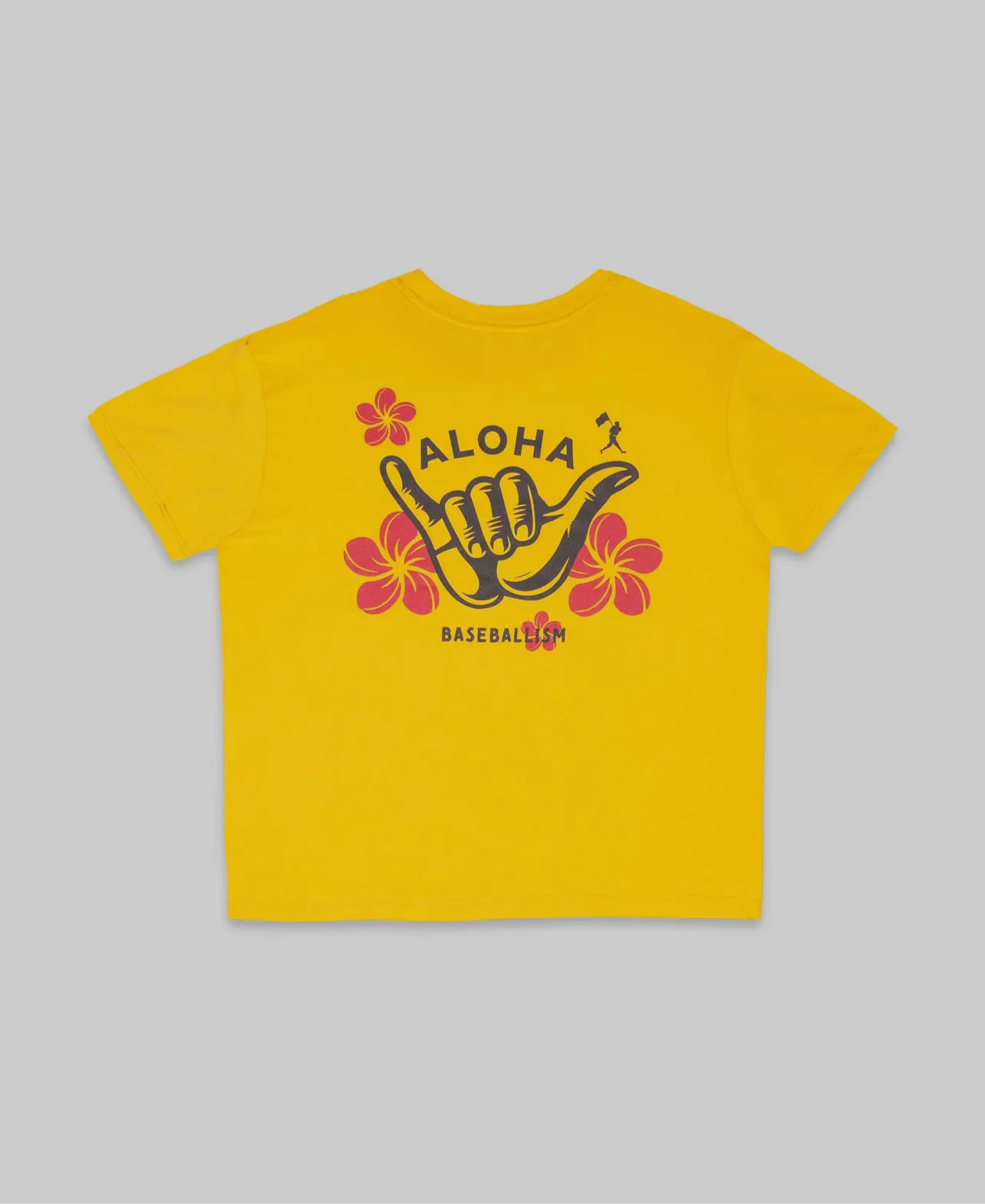 Baseballism- Aloha Ball Plumeria Tshirt