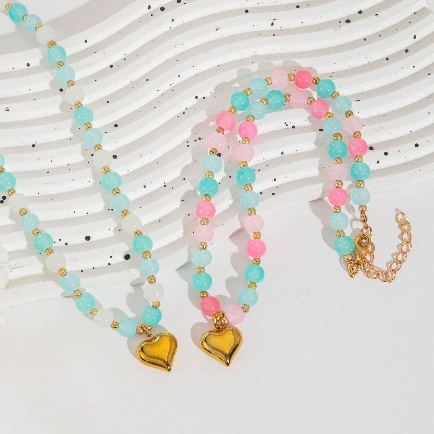 Heart Beaded Necklace