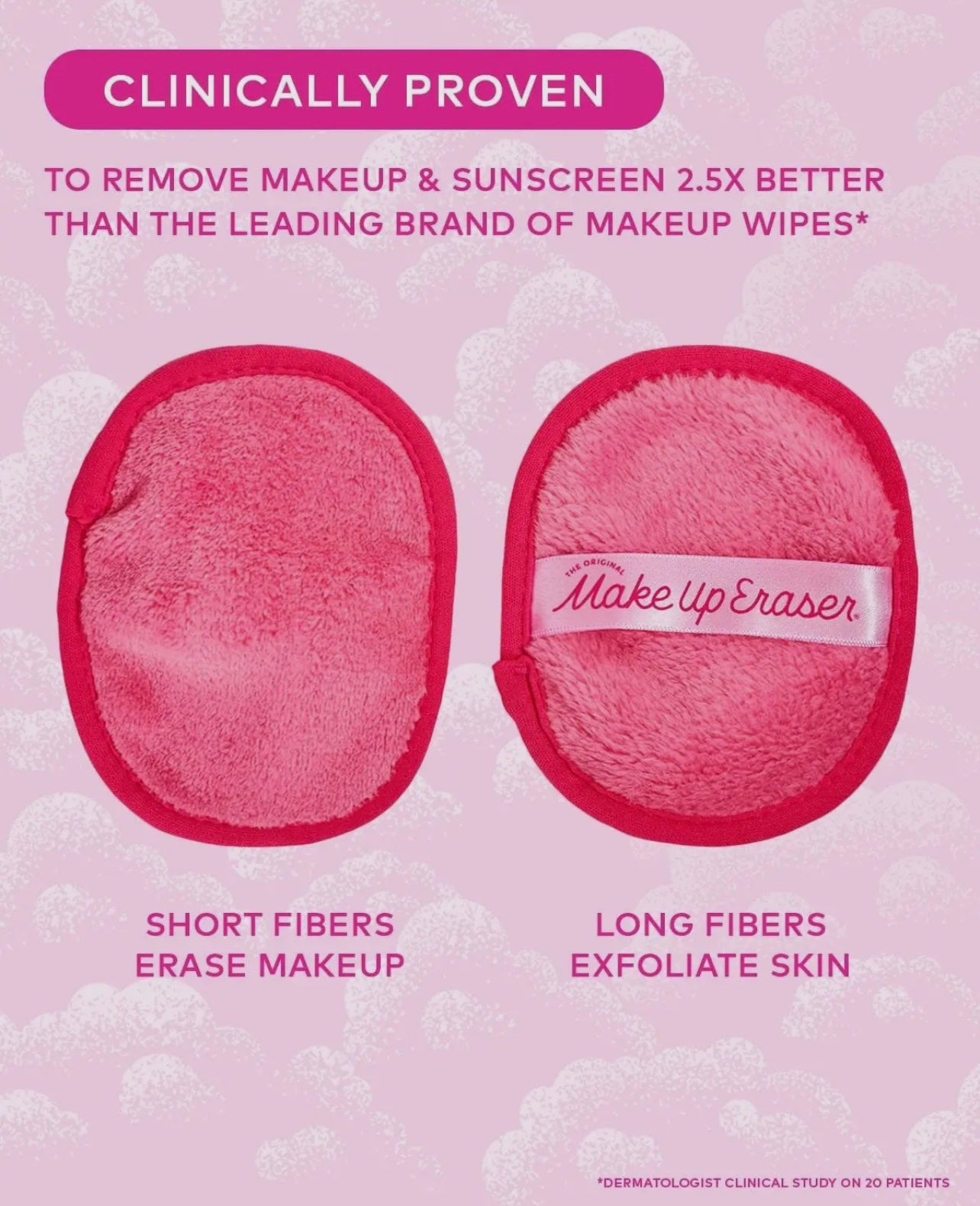Pink MakeUp Eraser - 7 Day Set