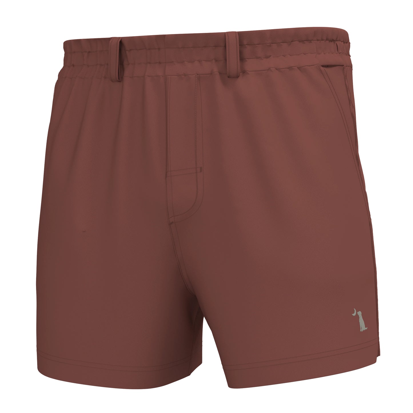 Volley Shorts - Mahogany