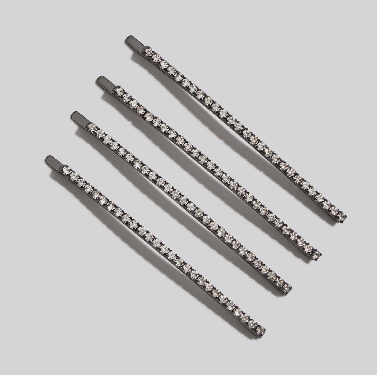 Rhinestone Bobby Pins - 4 PC