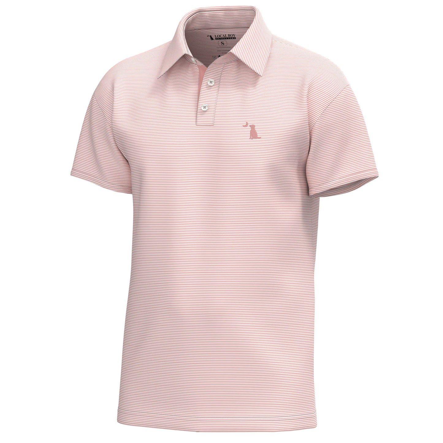Palms Polo - Sorbet / White