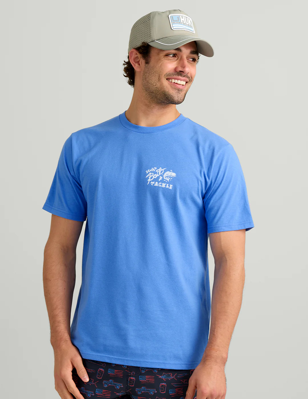 Huk Bait Tee - Regatta