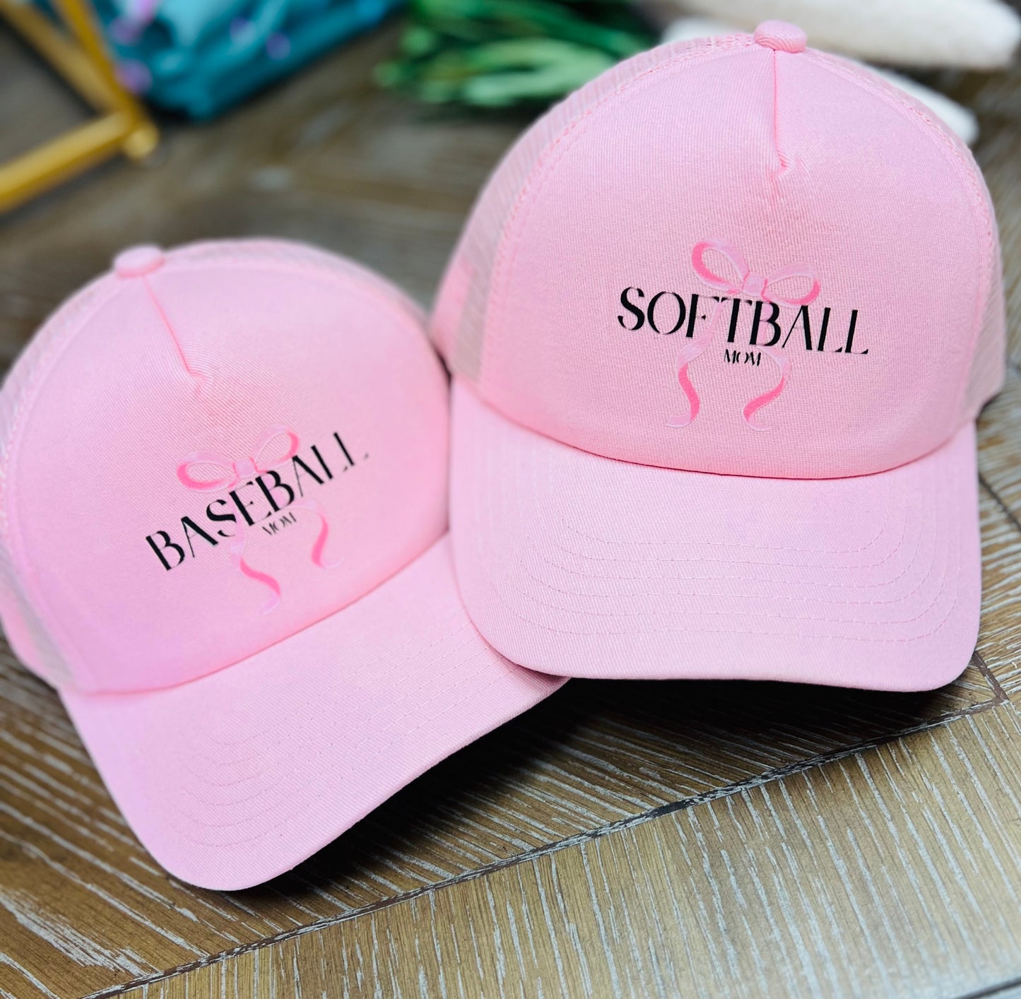 Mom Of Ballers Trucker Hats