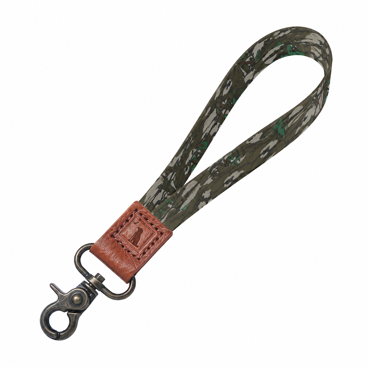 Wrist Lanyard - Green Leaf