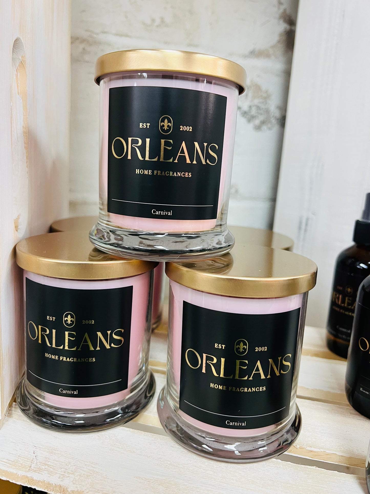 Orleans Carnival Candle