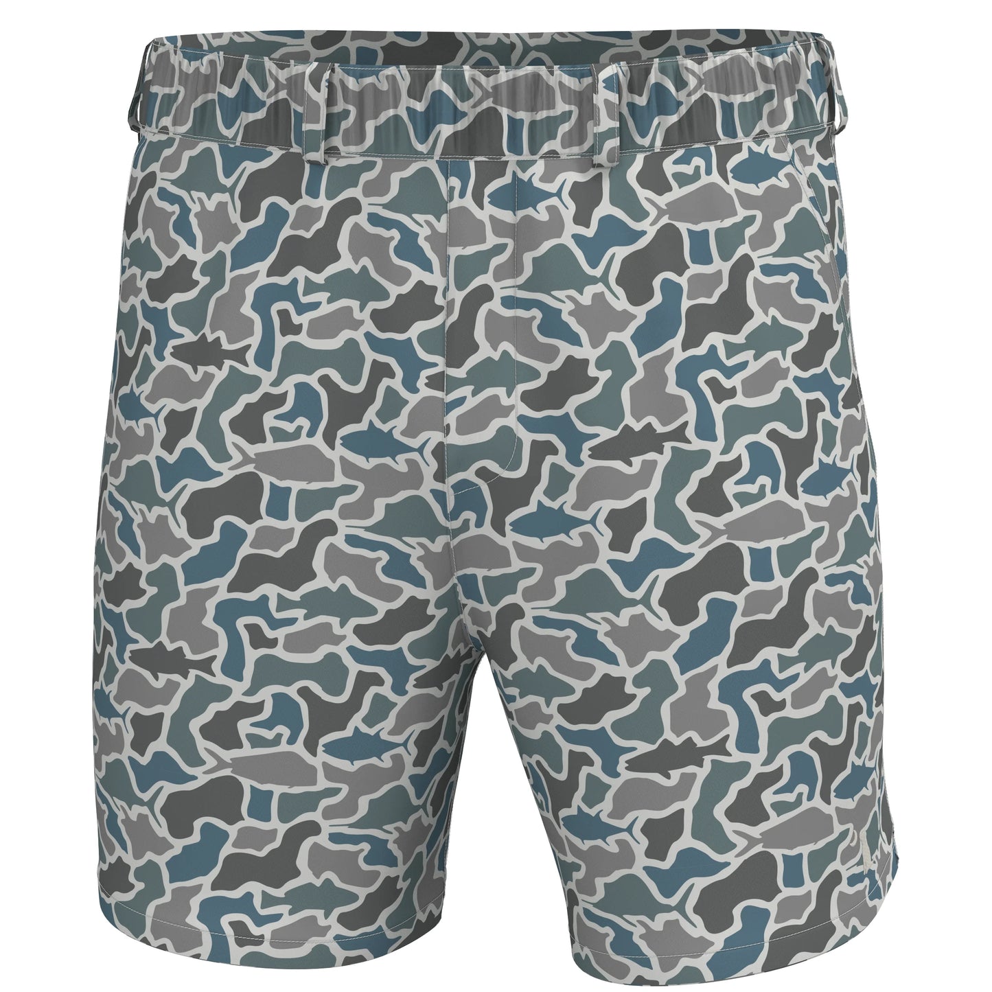Fish Camo Volley Shorts - YOUTH