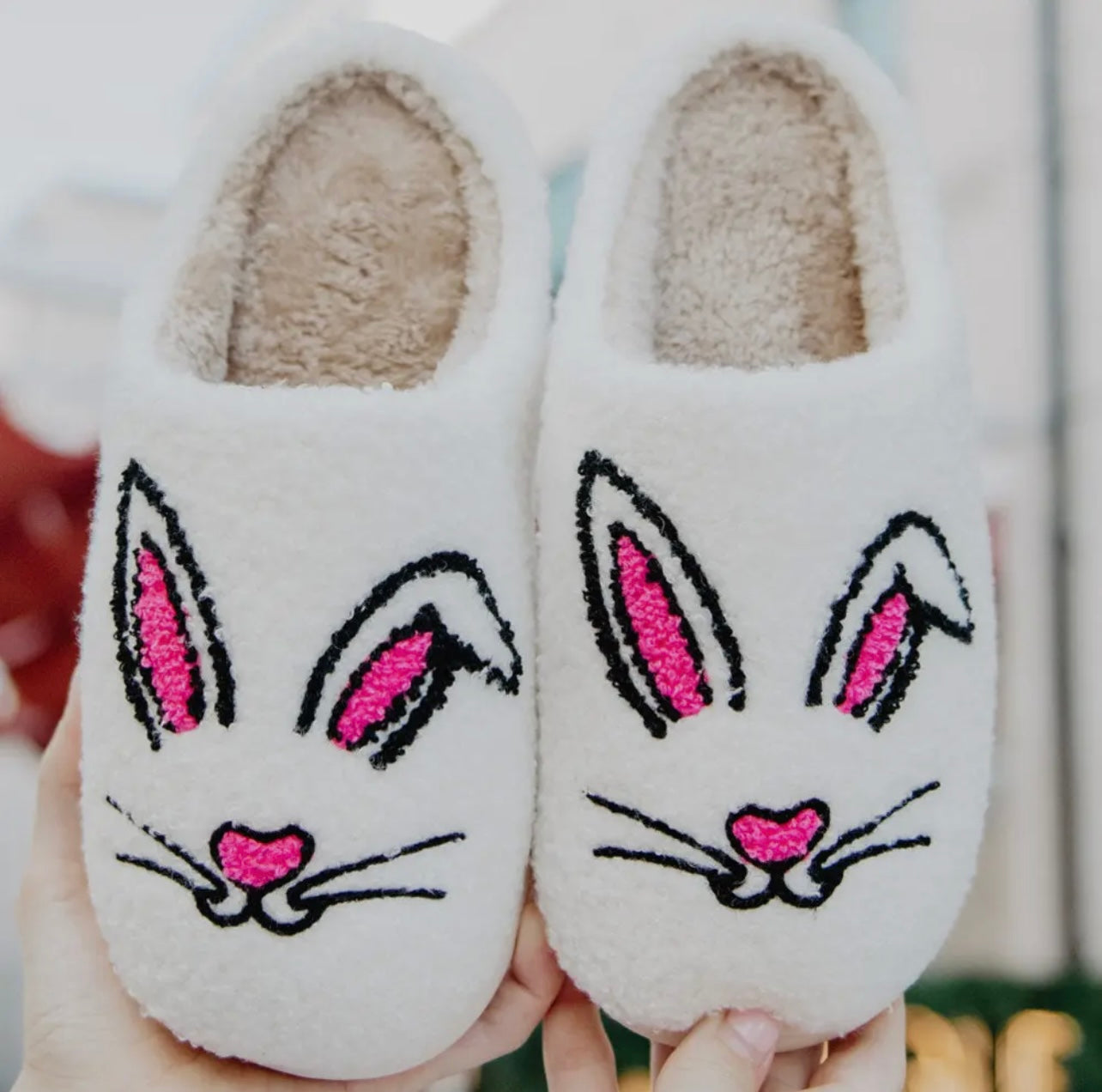 Bunny Face Slippers