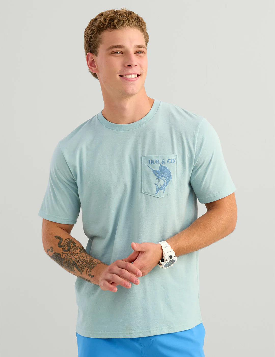 Huk & Co Pocket Tee