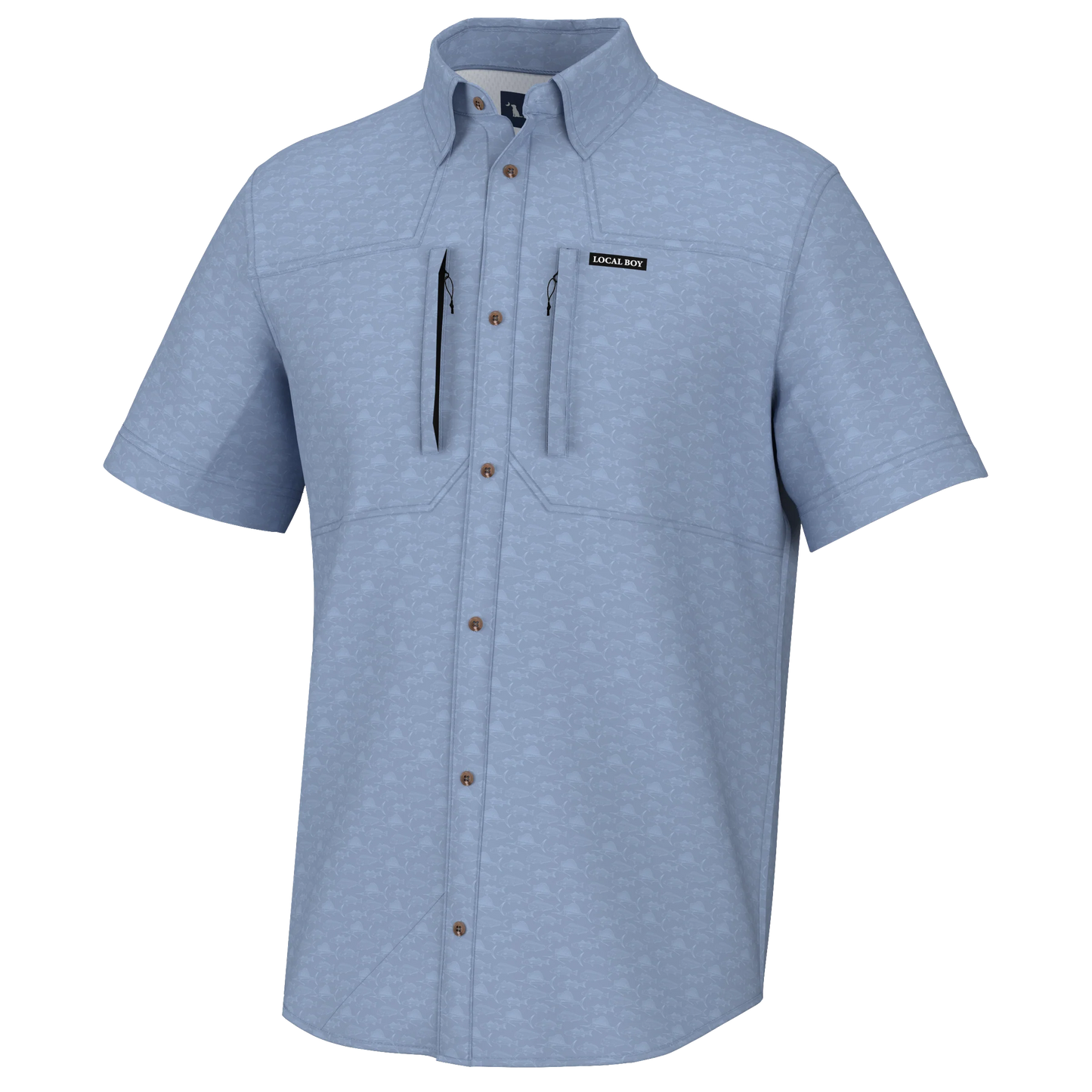 Violet Saltwater Fishing Shirt