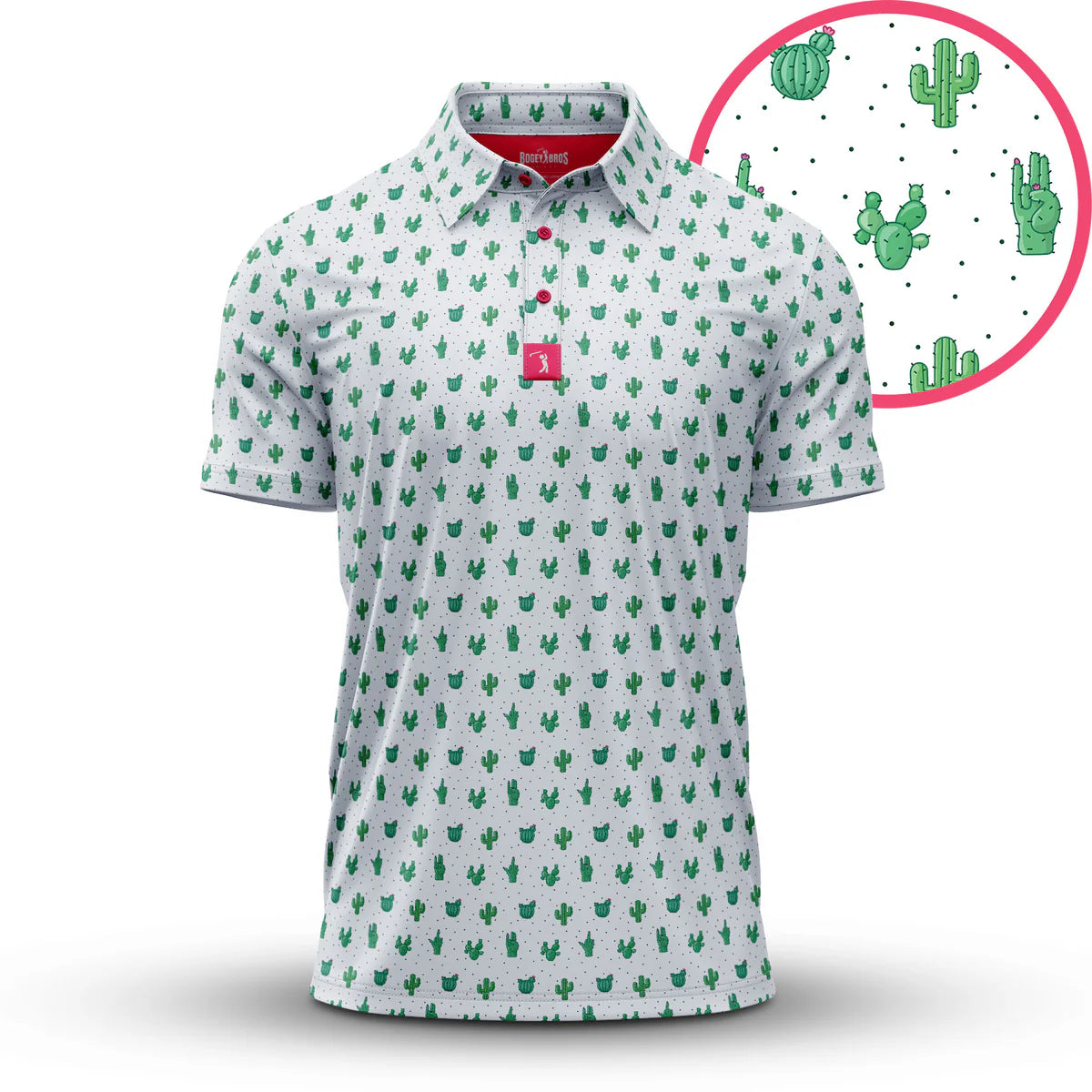 “Prick-ly Pear” Polo