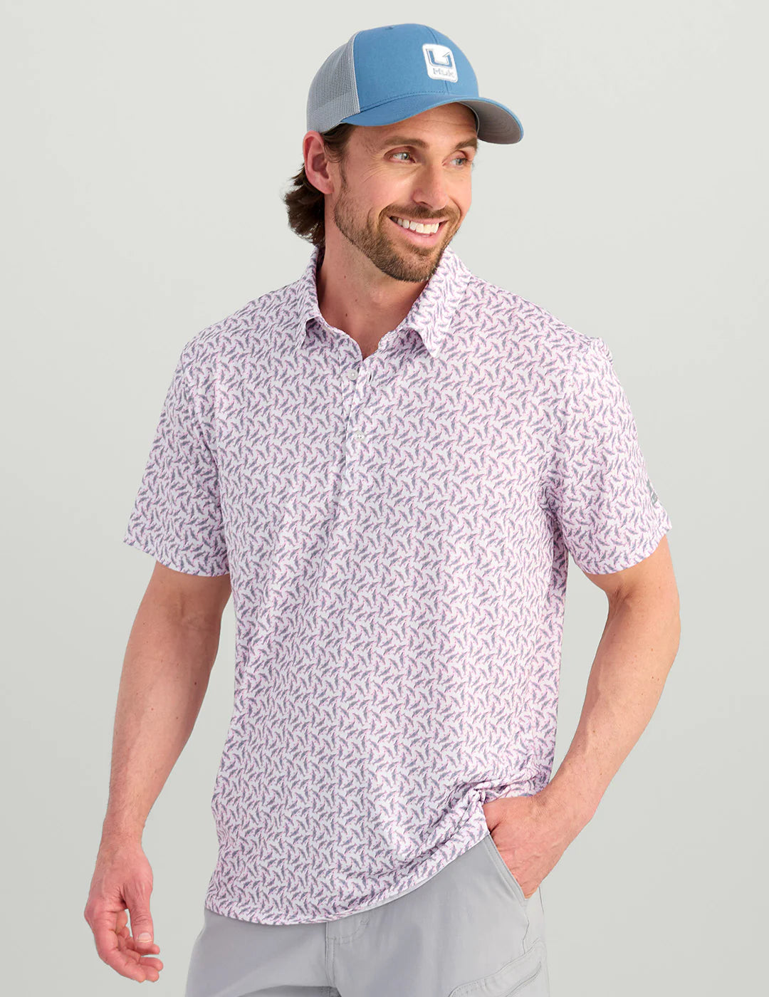 Pursuit Performance Polo - White Redfish