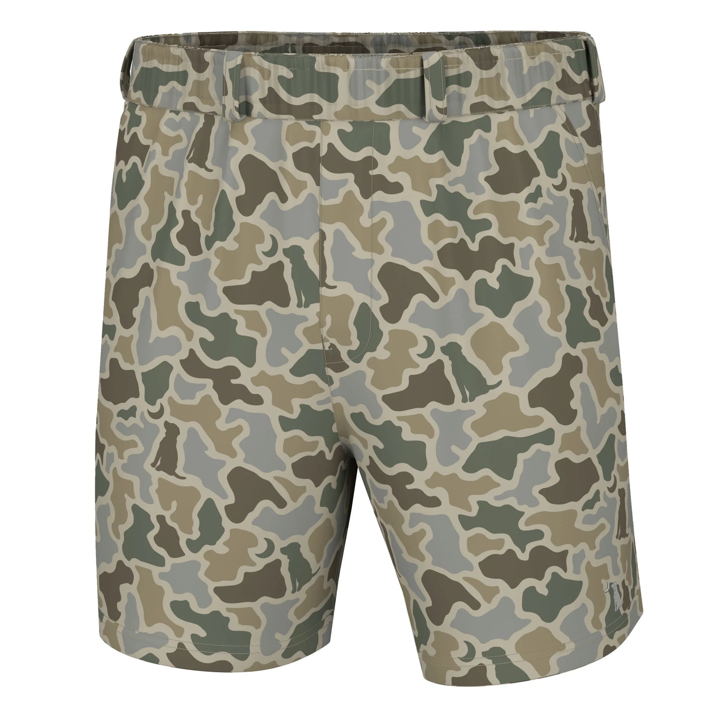 Volley Shorts - Sand Dog & Moon Camo