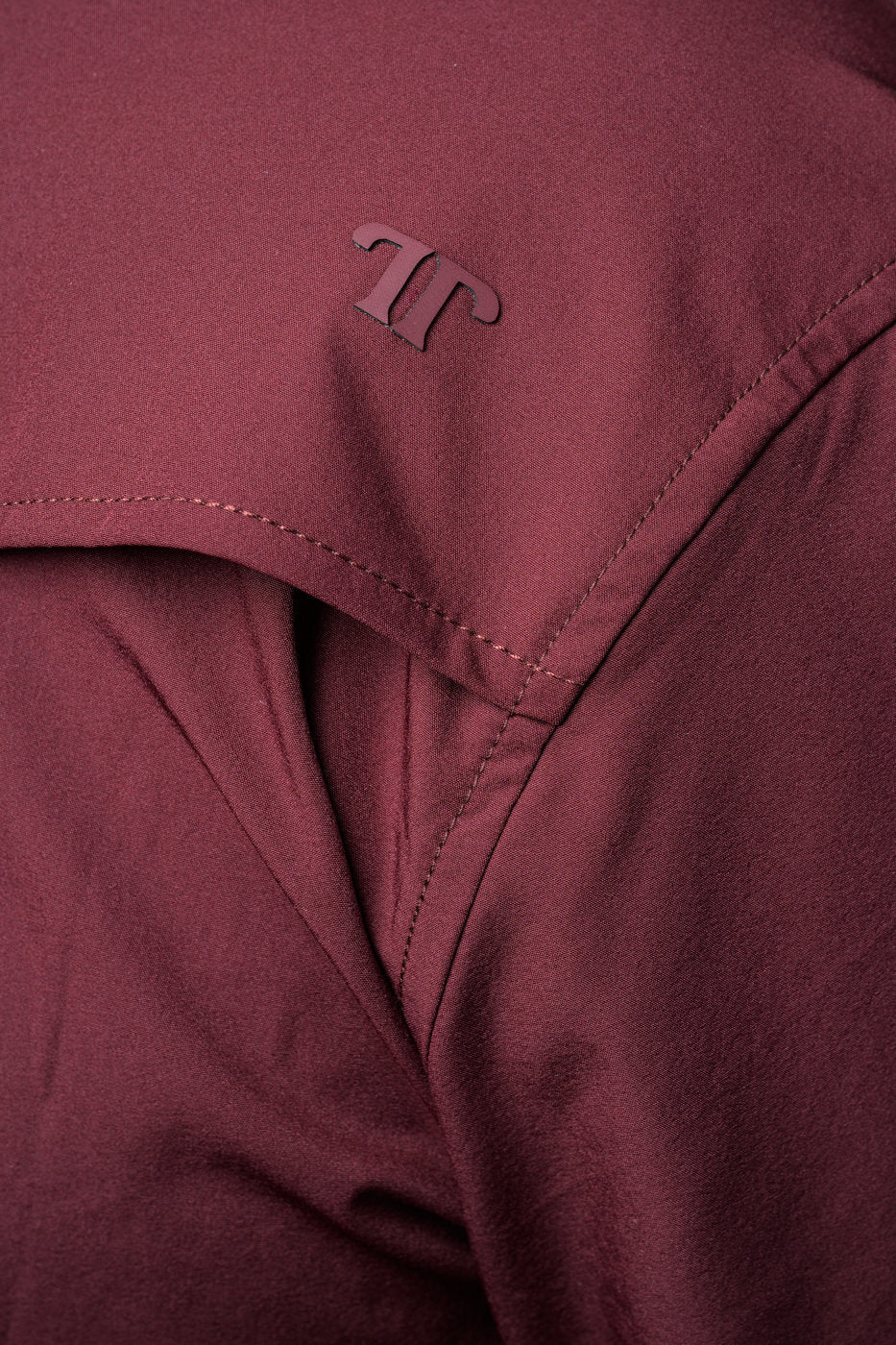 Core Short Sleeve Snap - Maroon