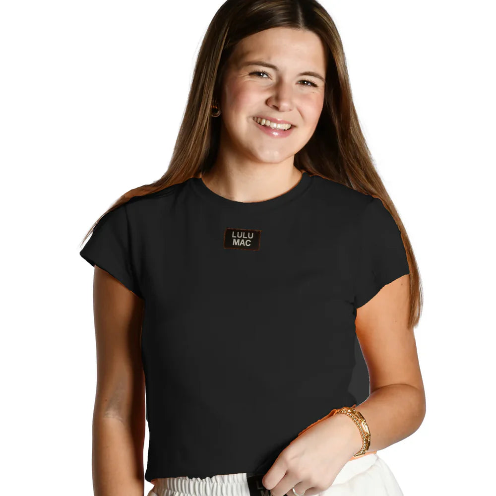 LULU MAC BABY DOLL TOP-Black