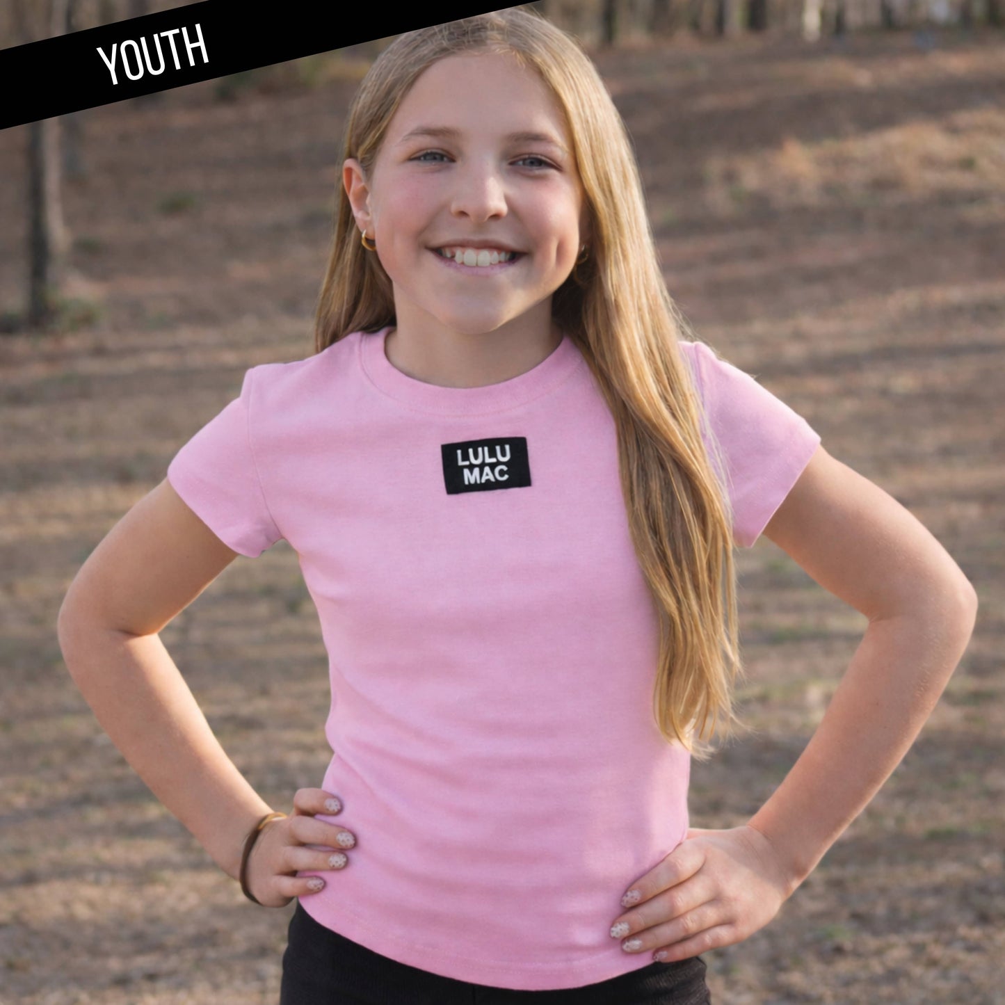 Youth Baby Doll Top - Light Pink
