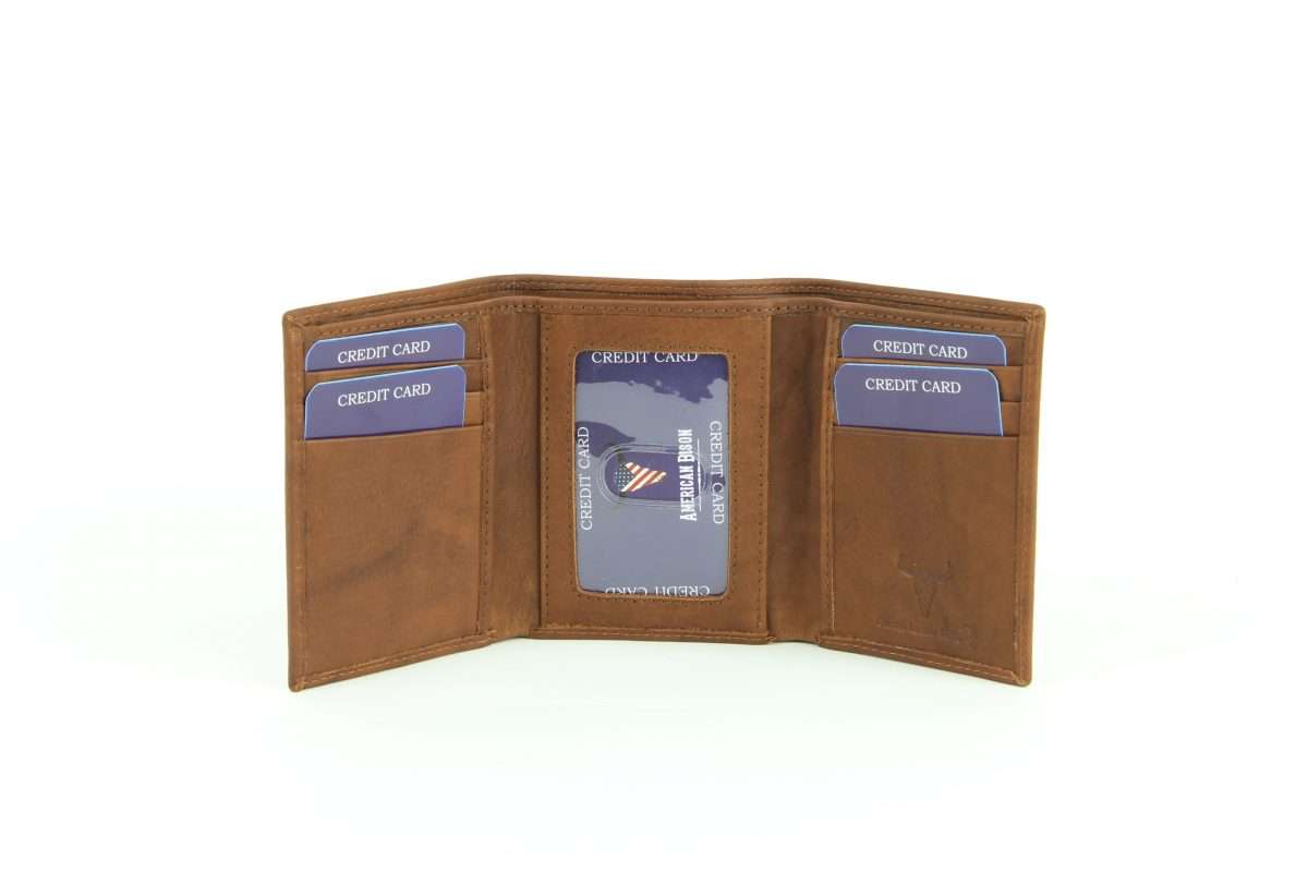 American Bison Trifold Wallet