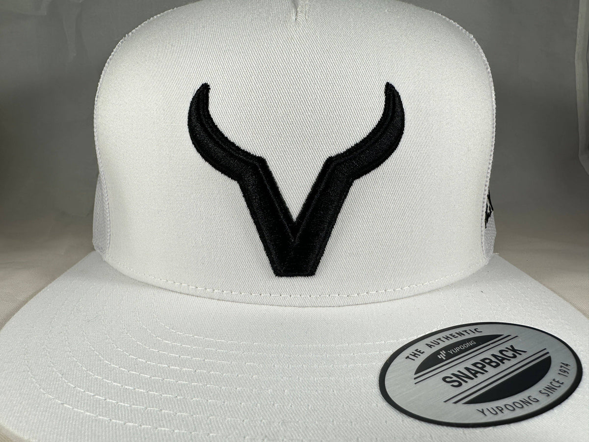Vexil Brand - Black Icon - White/White Mesh