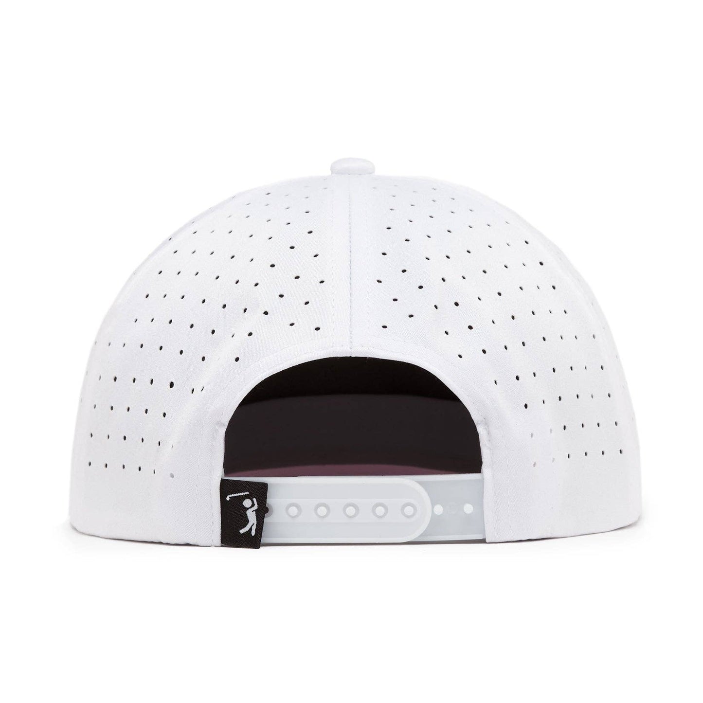 Bogeyman Stamp White - Unstructured Flat Bill Hat - Snapback