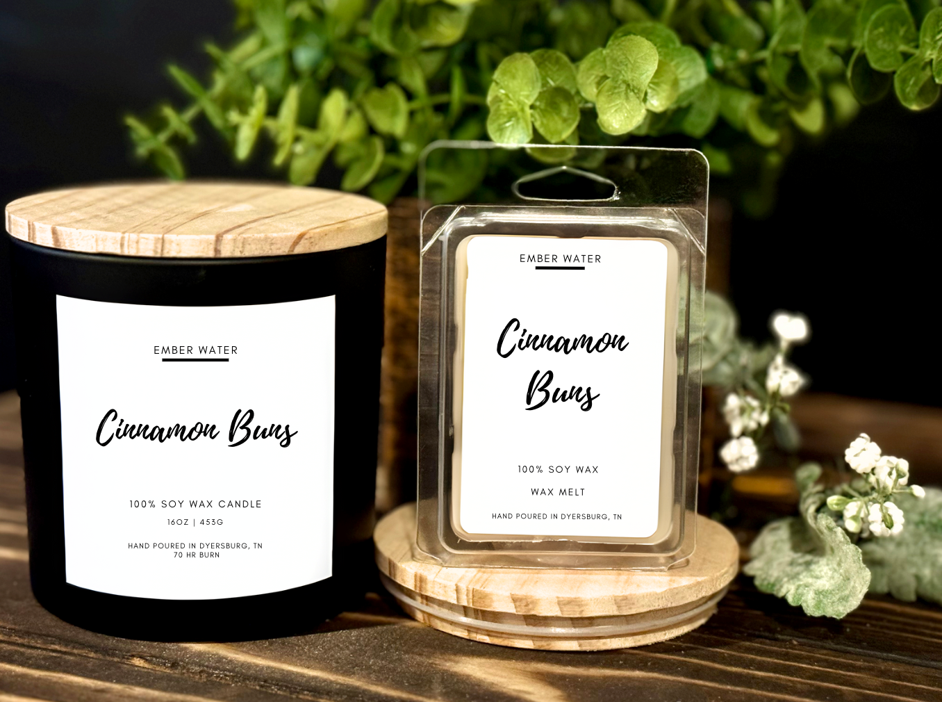 Cinnamon Buns 16 oz 100% Soy Candle