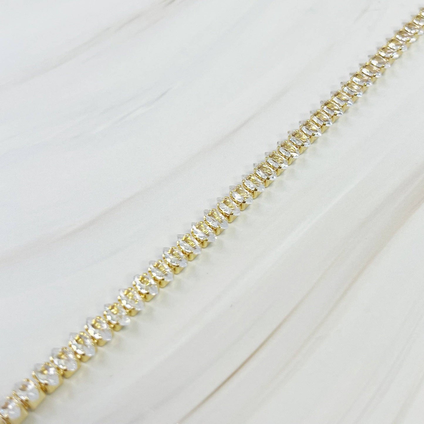 Marquise Cut Tennis Bracelet