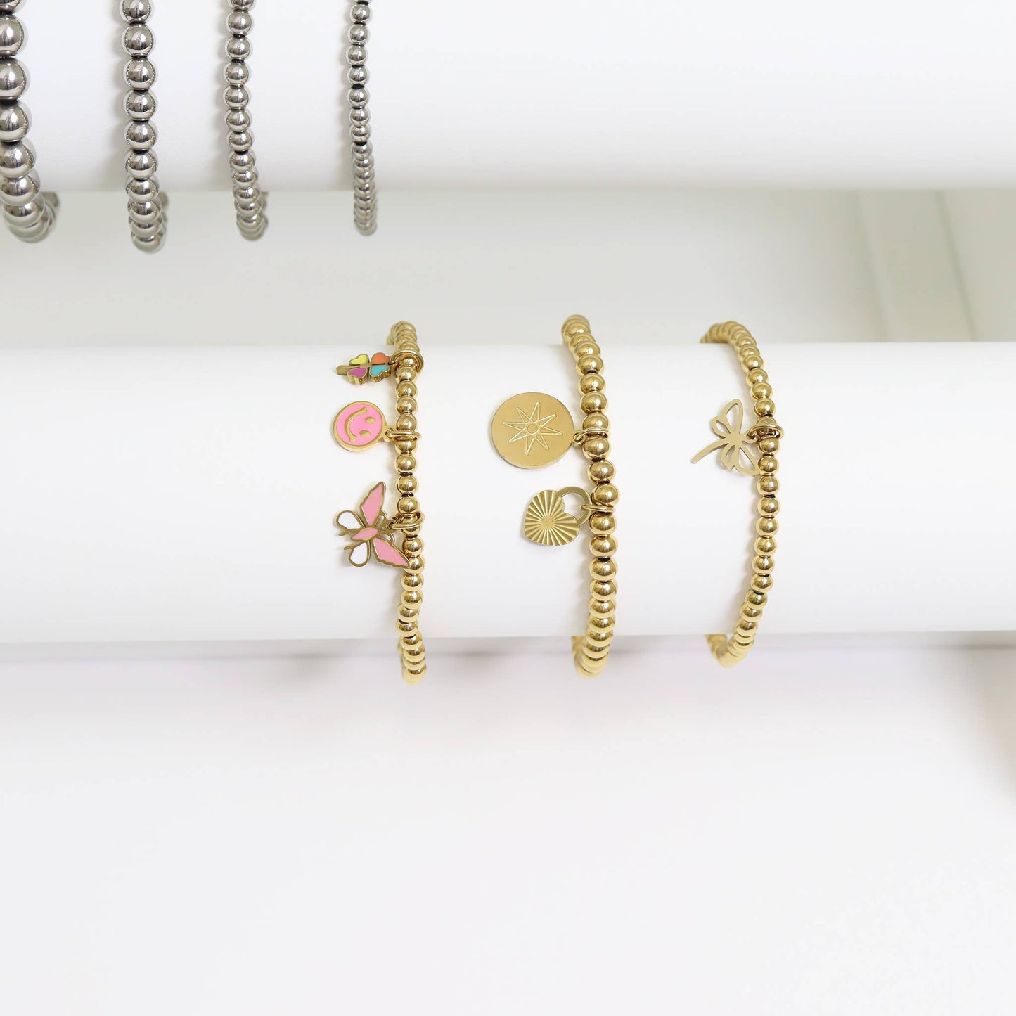 18kt Gold Filled Beaded Bracelet